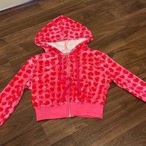 •Heart cropped jacket from an Etsy shop     •Size - Small